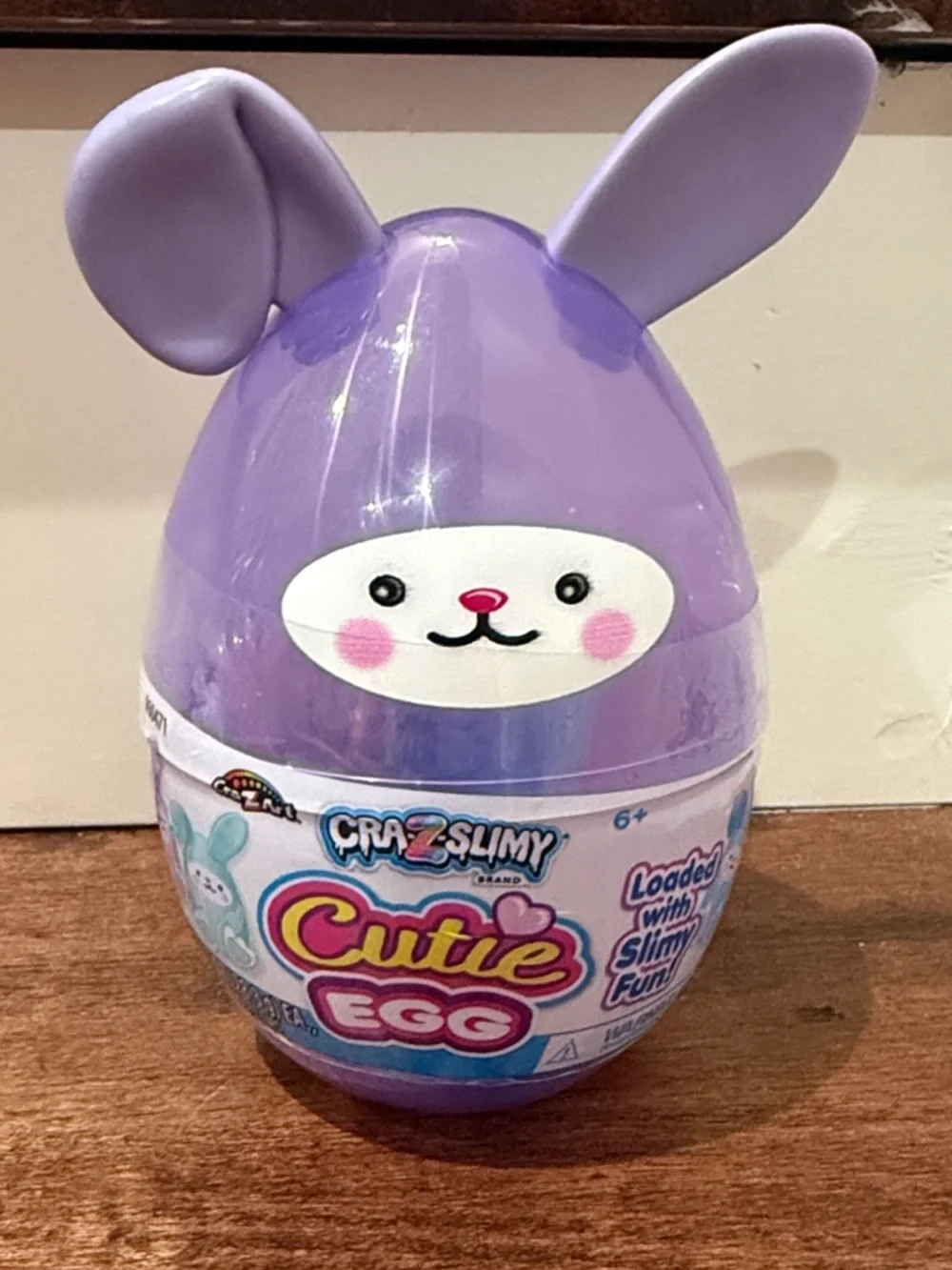 NWT CraZSlimy Cutie Egg Kids Toy - Blue